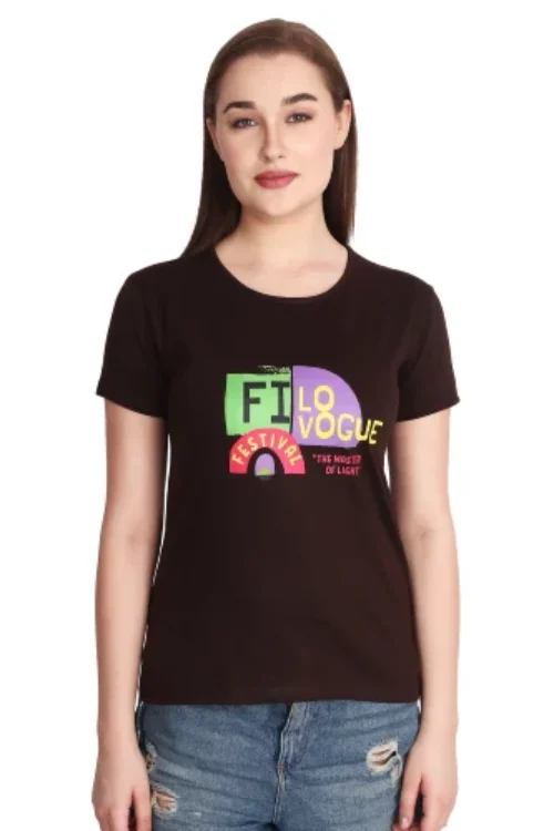 Filo Vogue T Shirts For Girls Black